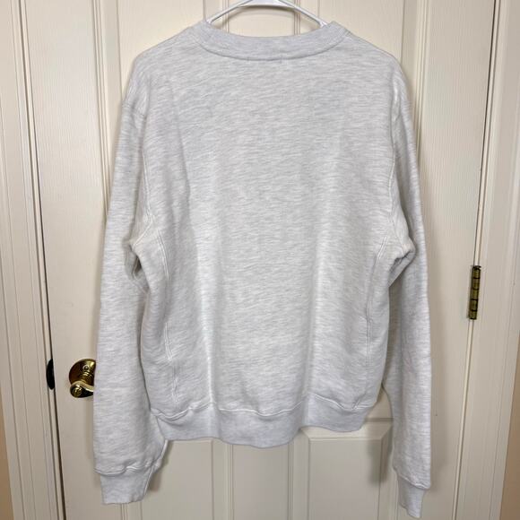 Madhappy Local Optimist Sweatshirt Ash Gray Crewneck Pullover Rainbow Small NWT - Picture 4 of 6